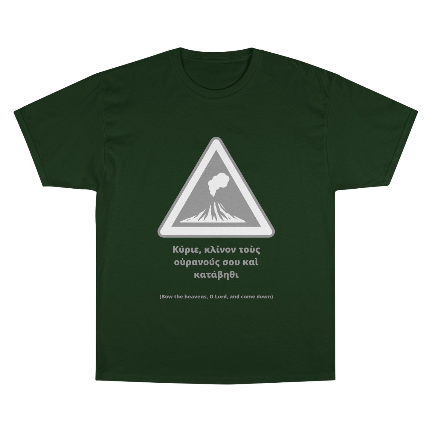 "Bow the Heavens" – Psalm 144:5 Champion® Tee