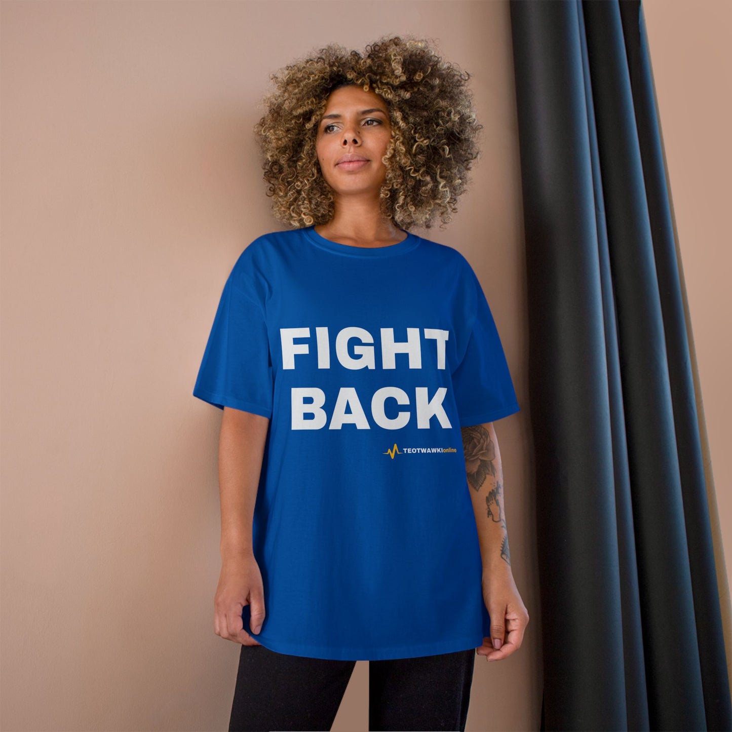 FIGHT BACK — Champion® Tee