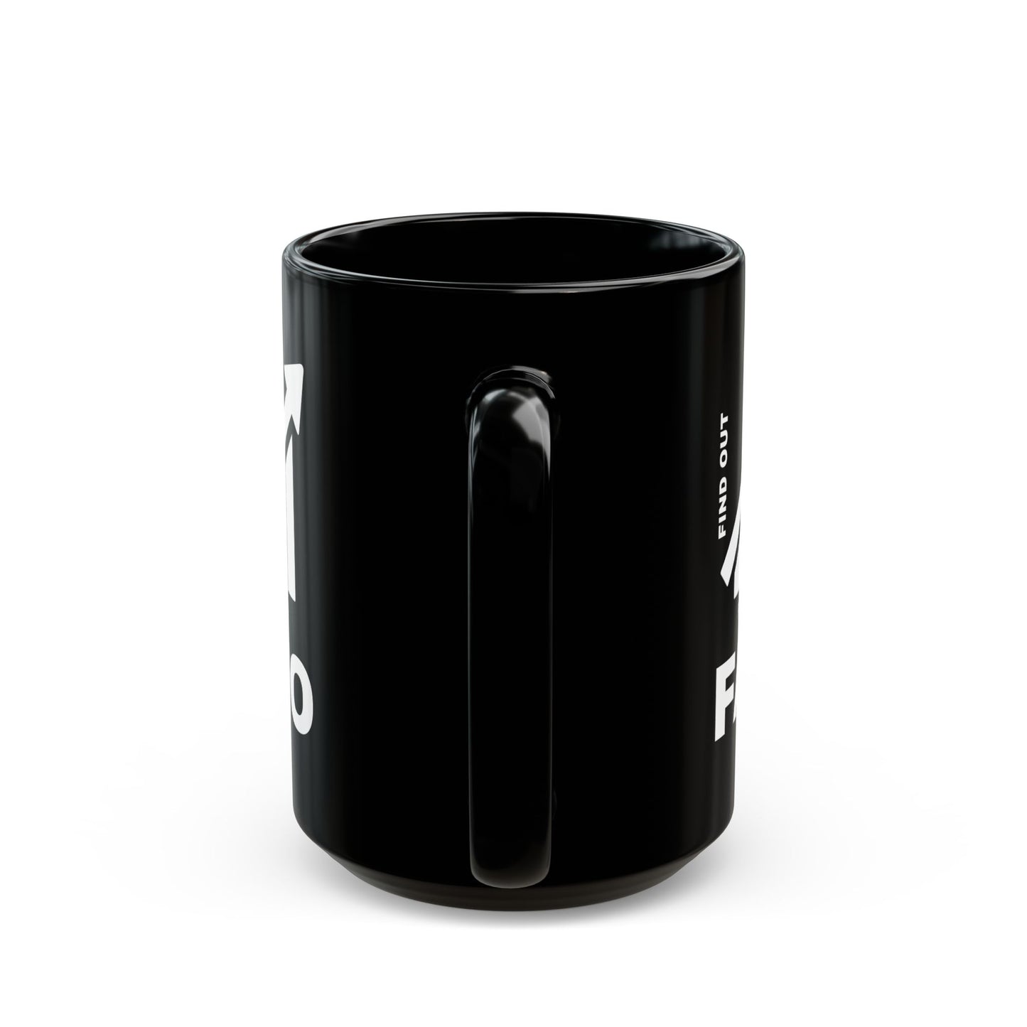 FAFO BLACK MUG — DAILY WARNING STANDARD