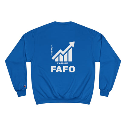 Champion® Sweatshirt — FAFO WARNING CREW
