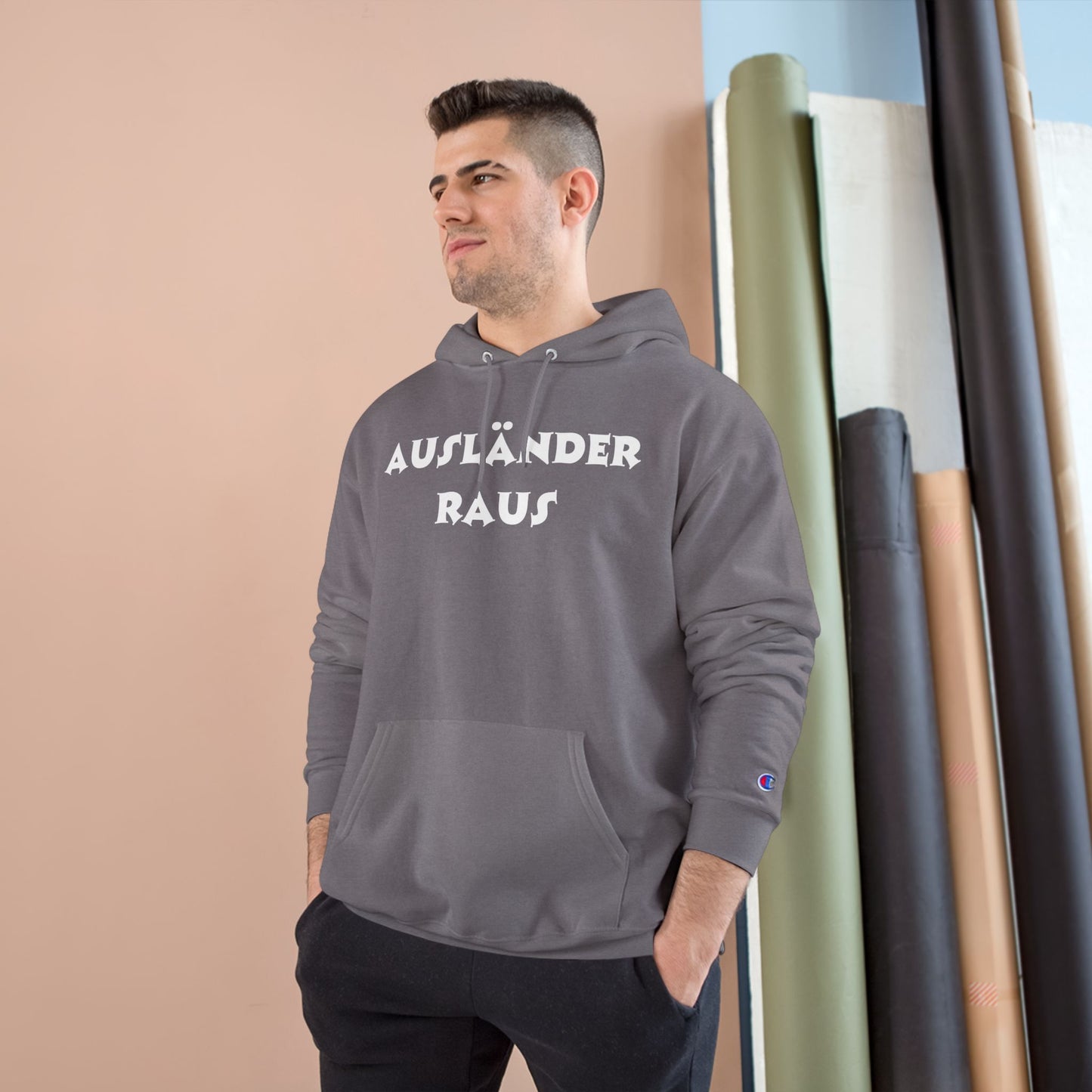 Hoodie — "Ausländer Raus" Statement Pullover
