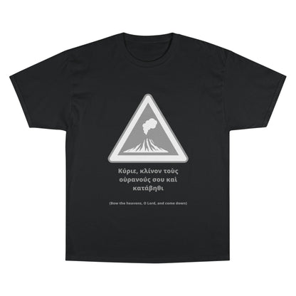 "Bow the Heavens" – Psalm 144:5 Champion® Tee