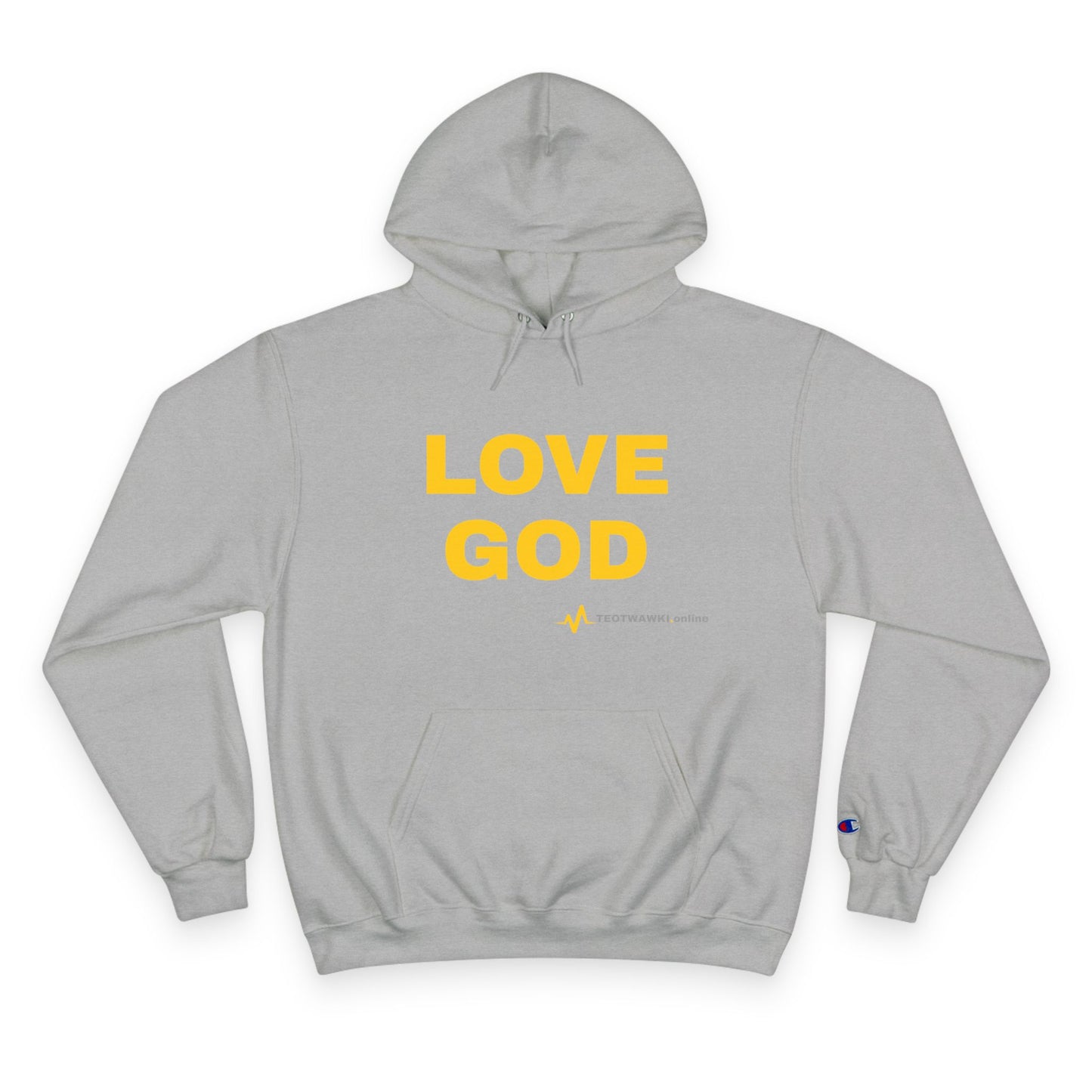 LOVE GOD – Champion® Hoodie