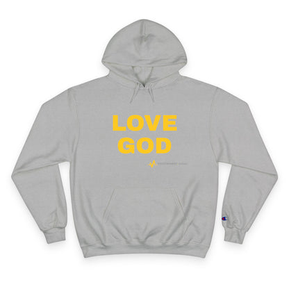 LOVE GOD – Champion® Hoodie
