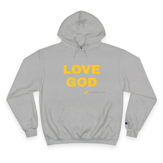 LOVE GOD – Champion® Hoodie