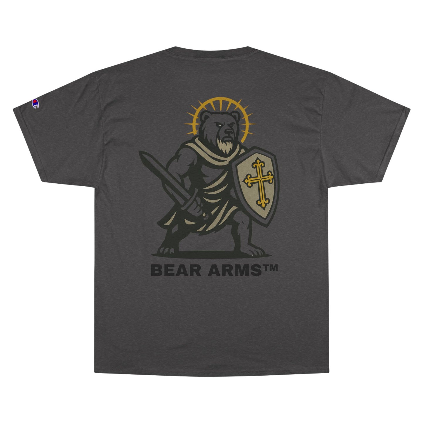 BEAR ARMS™ – BRUTUS THE CRUSADER DEFENDER (CHAMPION™ TEE)