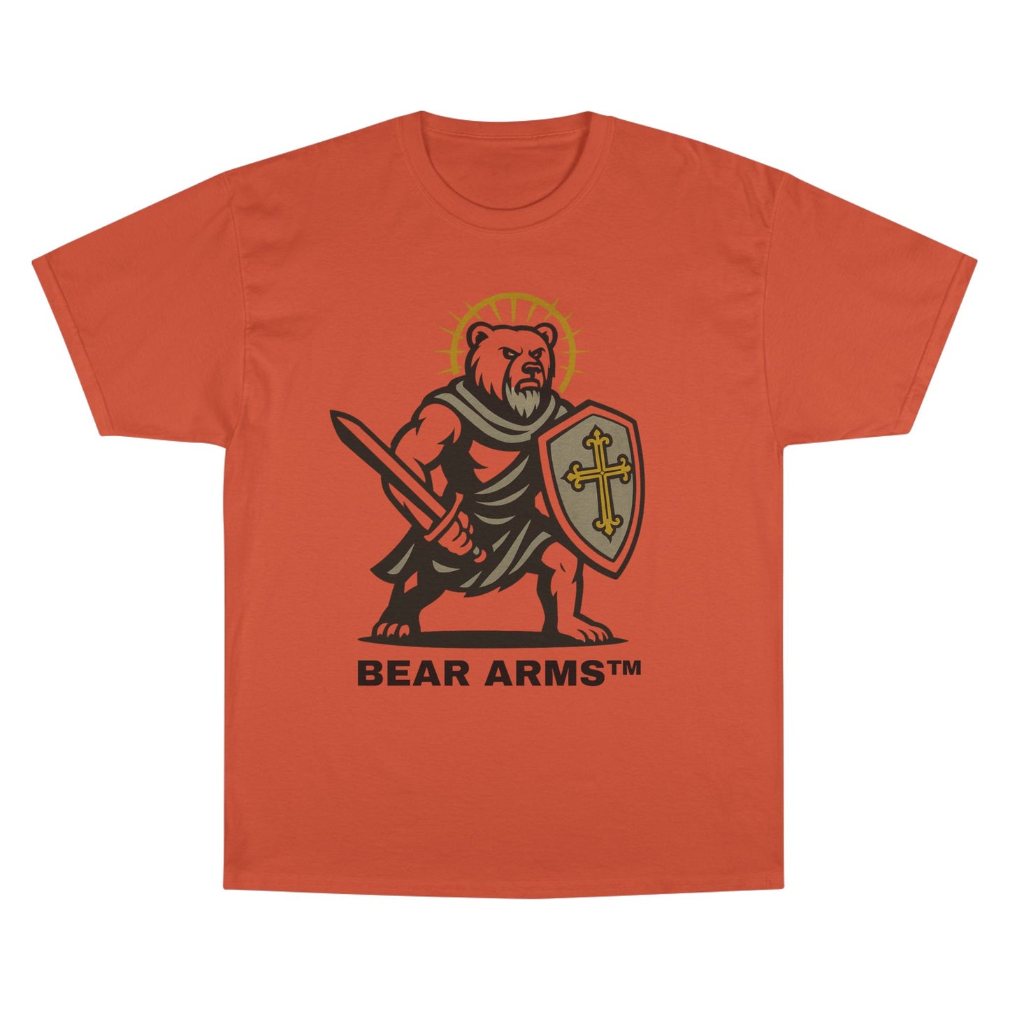 BEAR ARMS™ – BRUTUS THE CRUSADER DEFENDER (CHAMPION™ TEE)