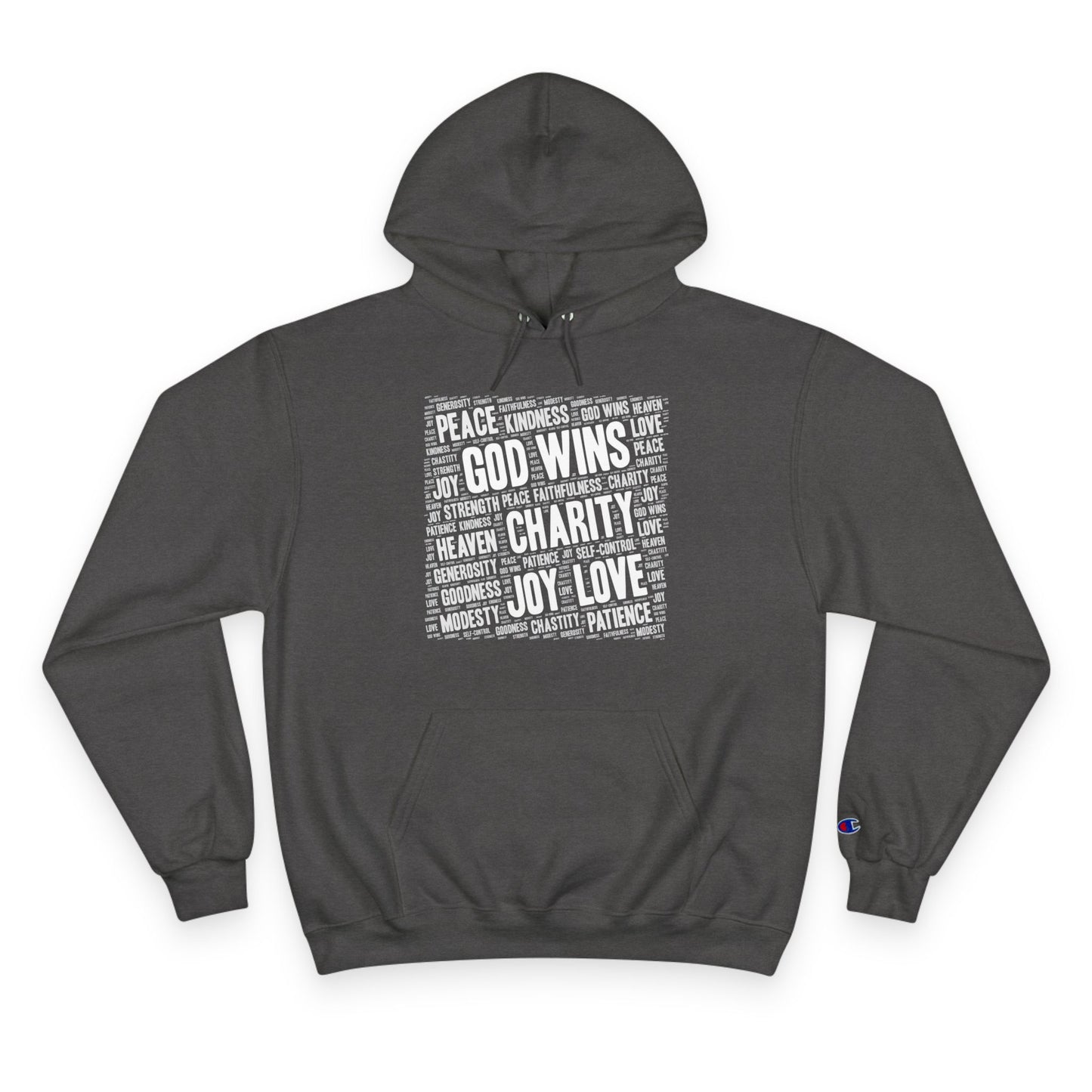 GOD WINS WITH VIRTUE ~ Champion Hoodie