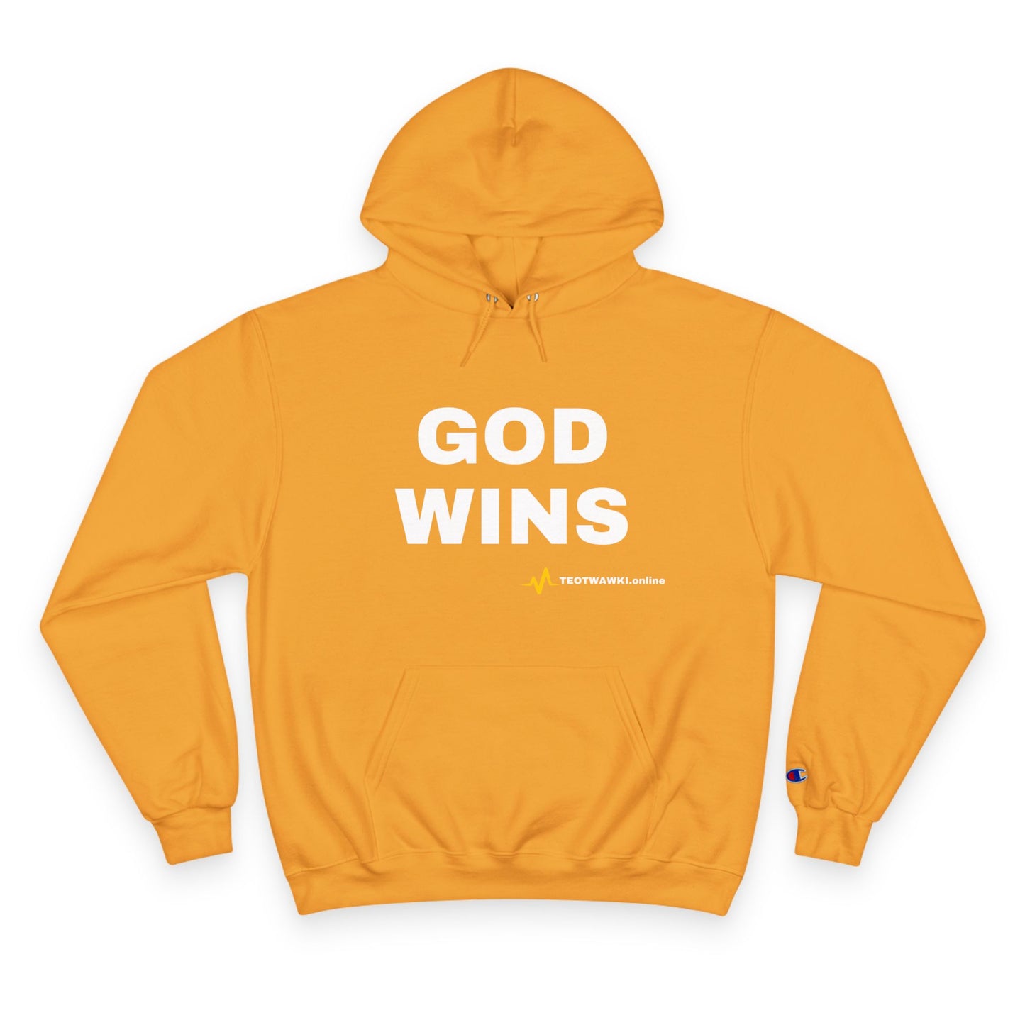 GOD WINS – Champion® Hoodie