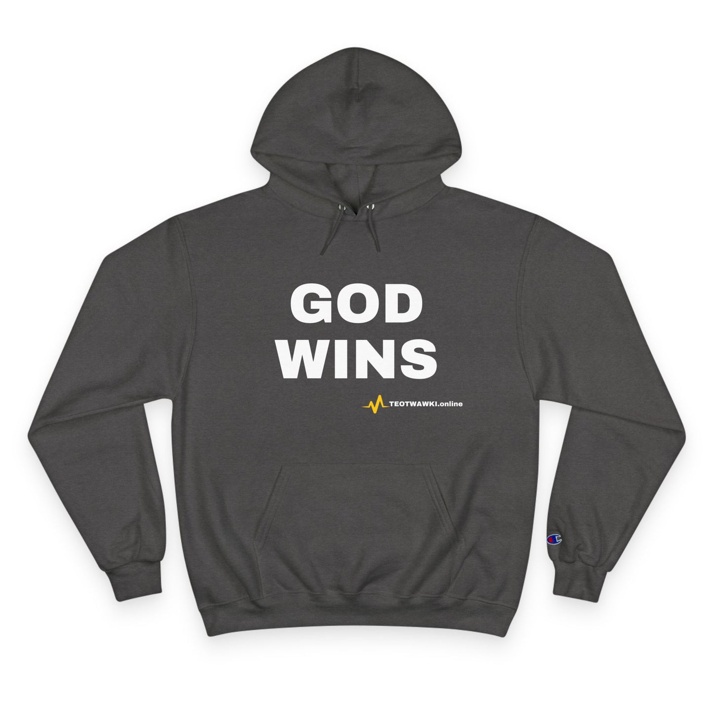 GOD WINS – Champion® Hoodie