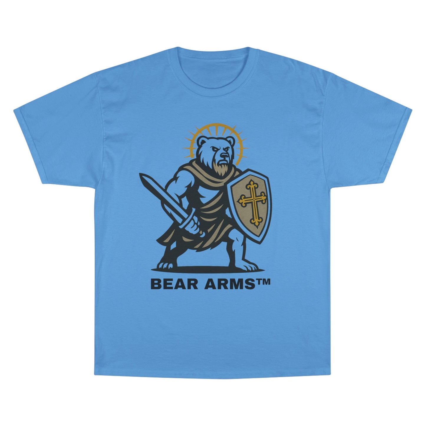 BEAR ARMS™ – BRUTUS THE CRUSADER DEFENDER (CHAMPION™ TEE)