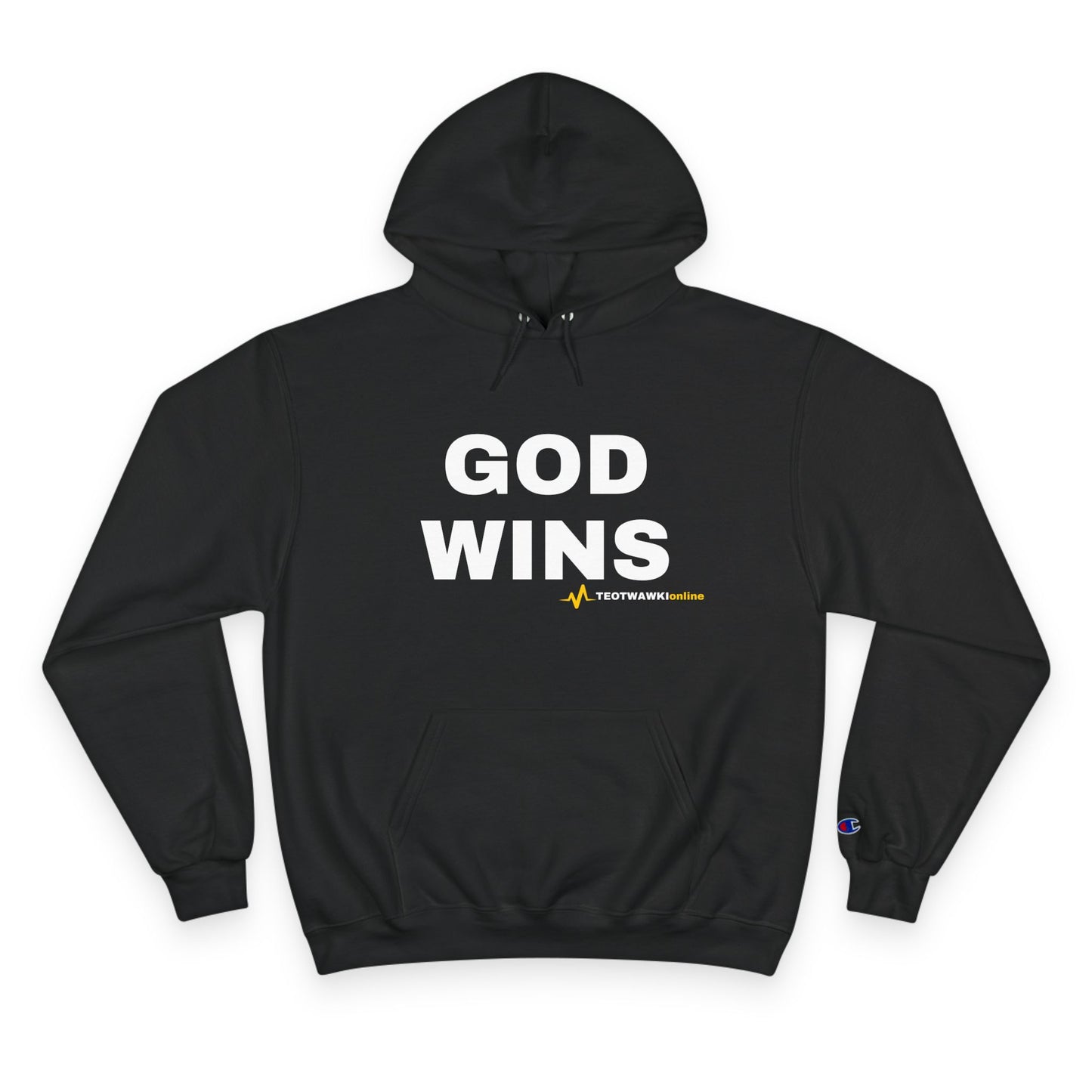 GOD WINS – Champion® Hoodie