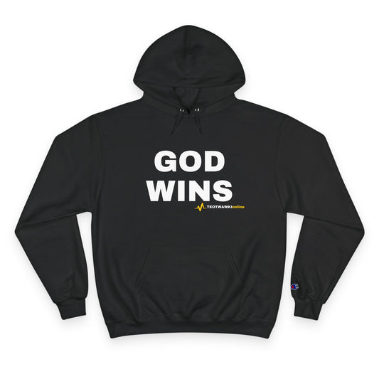 GOD WINS – Champion® Hoodie