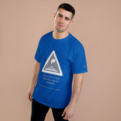 "Bow the Heavens" – Psalm 144:5 Champion® Tee