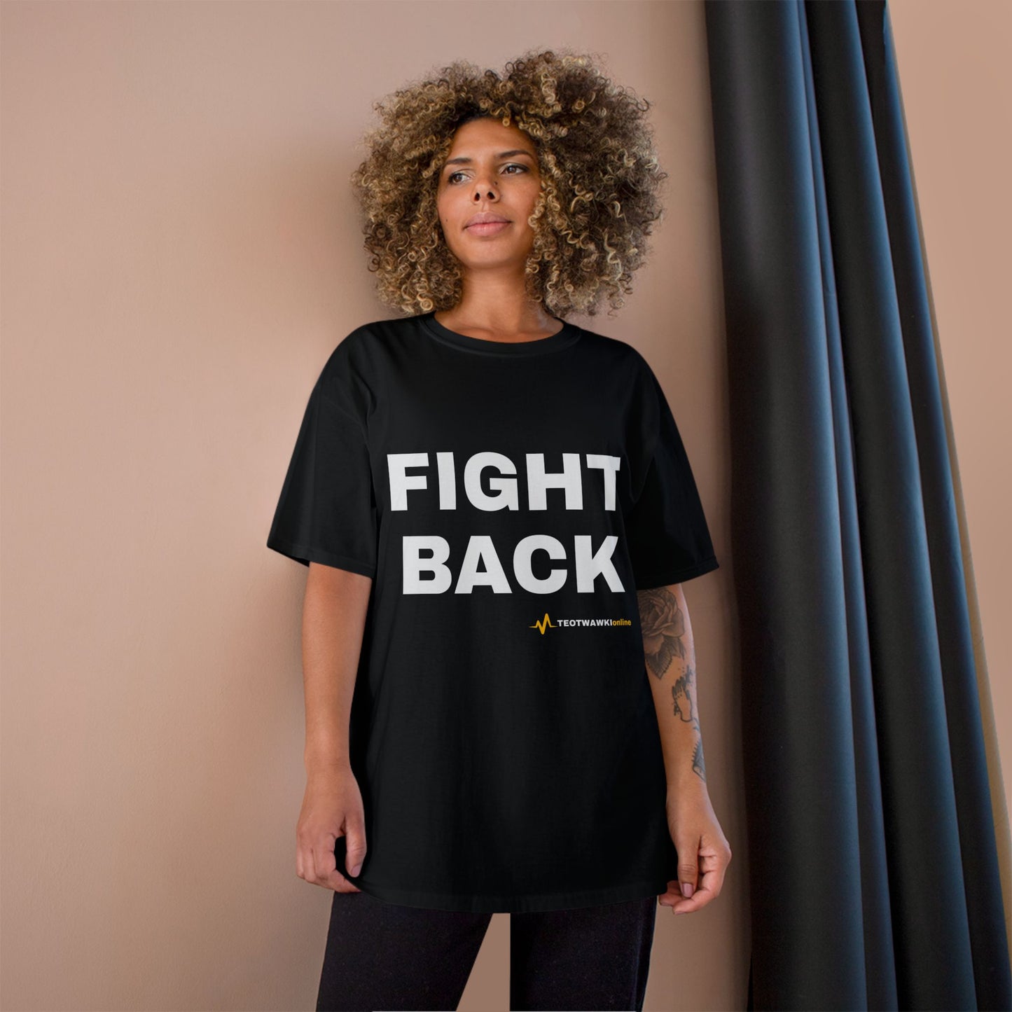 FIGHT BACK — Champion® Tee
