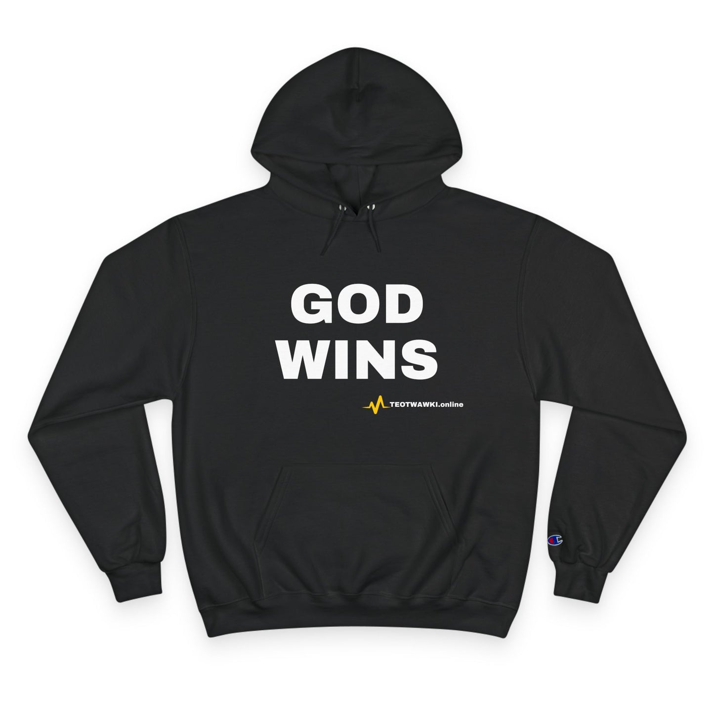GOD WINS – Champion® Hoodie