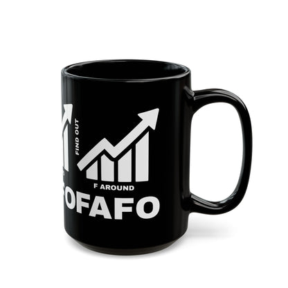 FAFO BLACK MUG — DAILY WARNING STANDARD