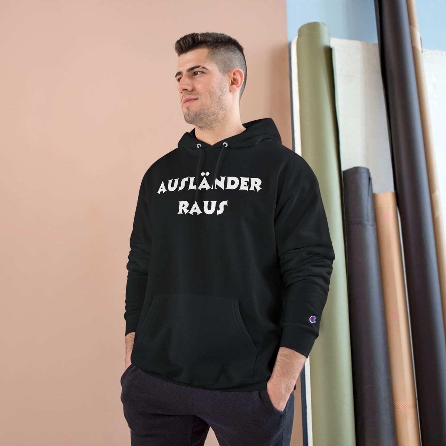 Hoodie — "Ausländer Raus" Statement Pullover