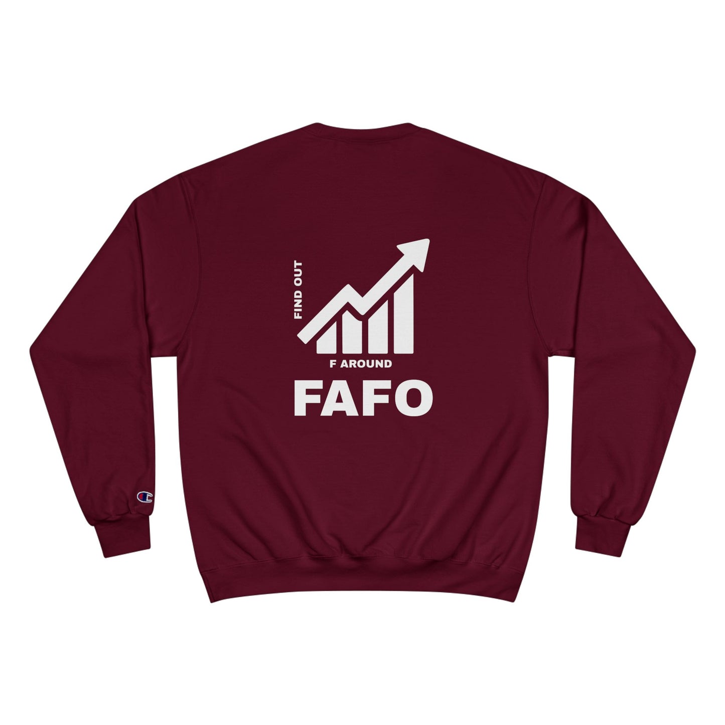 Champion® Sweatshirt — FAFO WARNING CREW