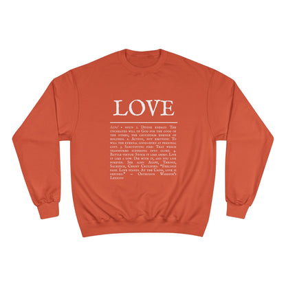 LOVE – Champion Heavyweight Hoodie