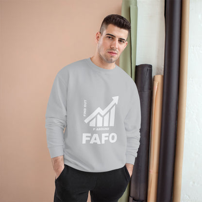 Champion® Sweatshirt — FAFO WARNING CREW