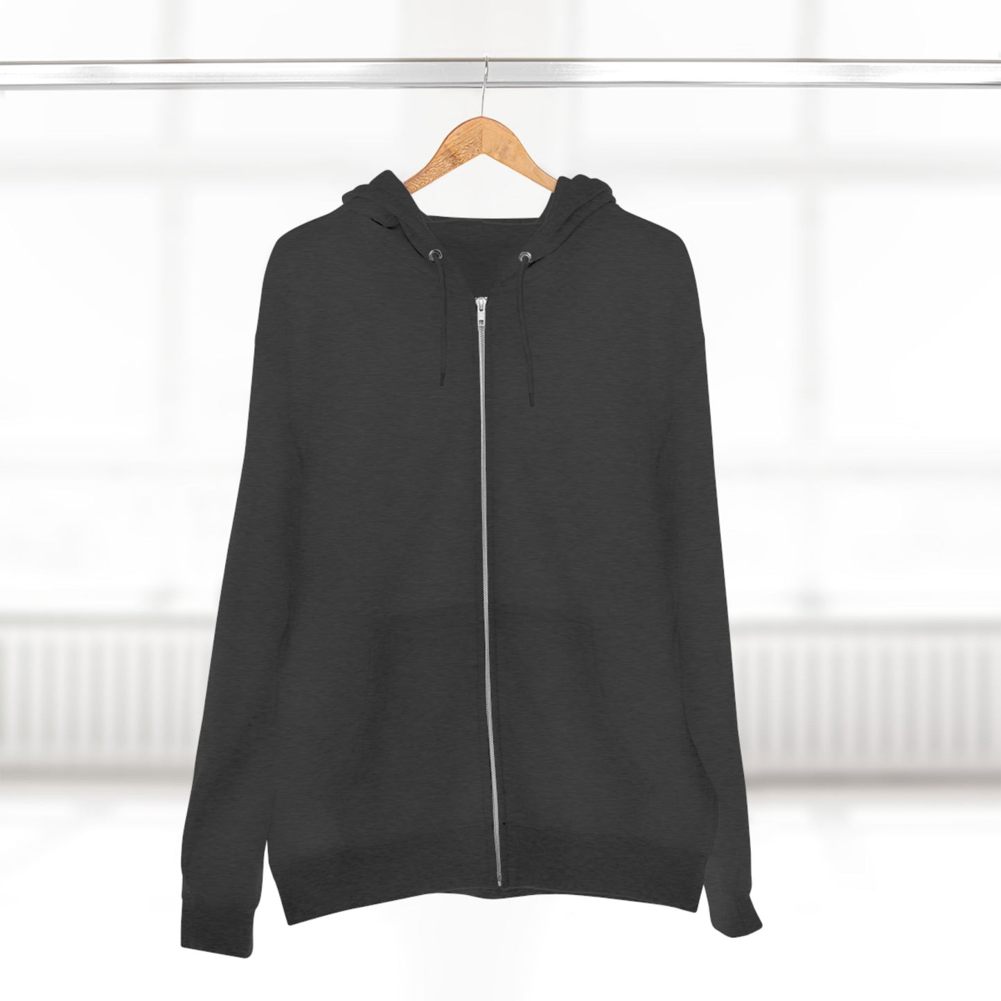 Χριστοφόρος  - Bear Christ. Fight on.  ~ Zip Hoodie – Back Design Only