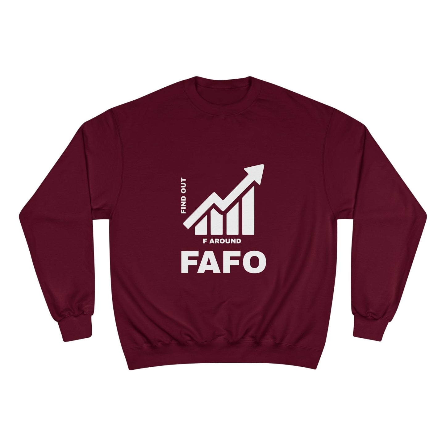 Champion® Sweatshirt — FAFO WARNING CREW