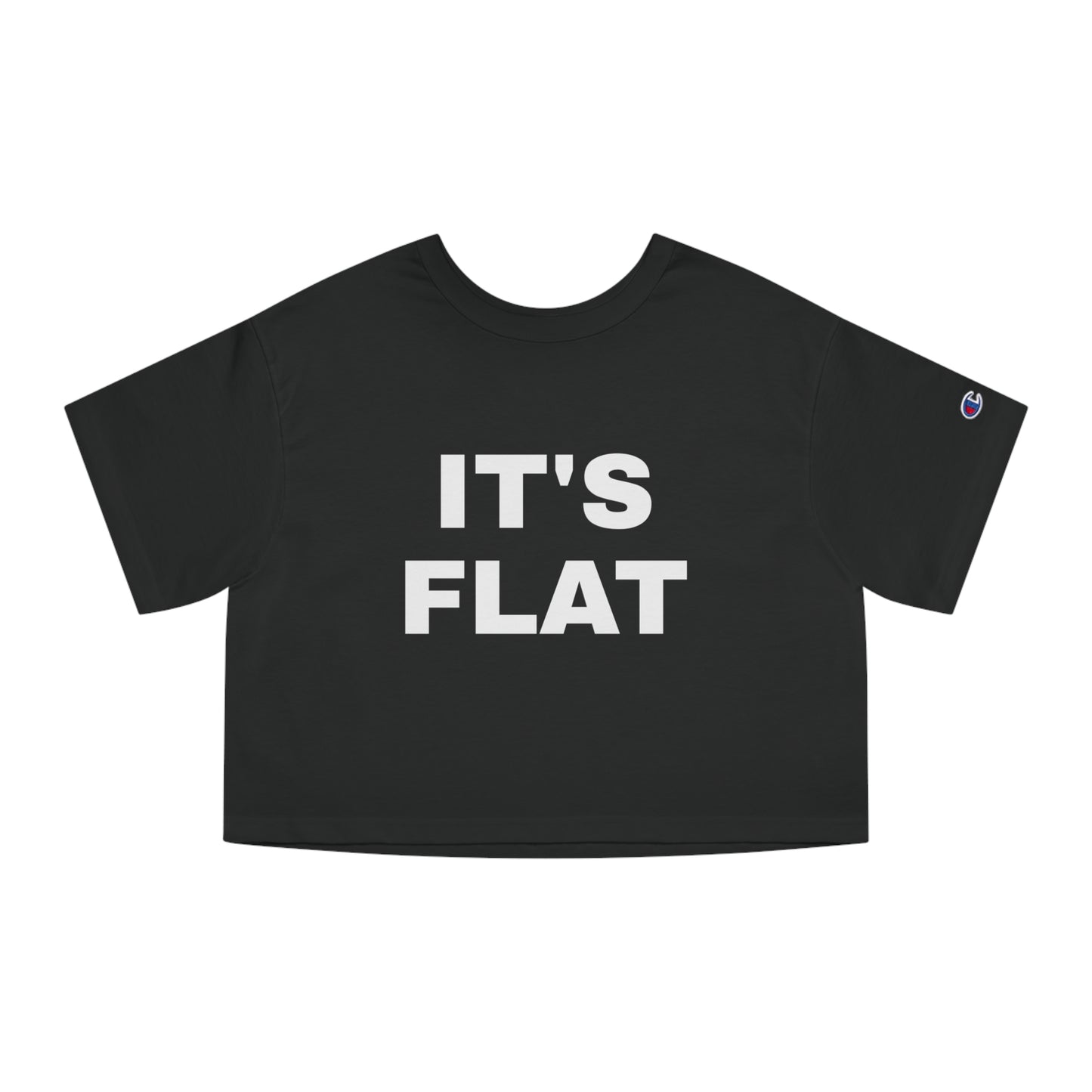 IT'S FLAT ~ Champion Women's Heritage Cropped T-Shirt