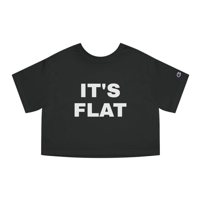 IT'S FLAT ~ Champion Women's Heritage Cropped T-Shirt