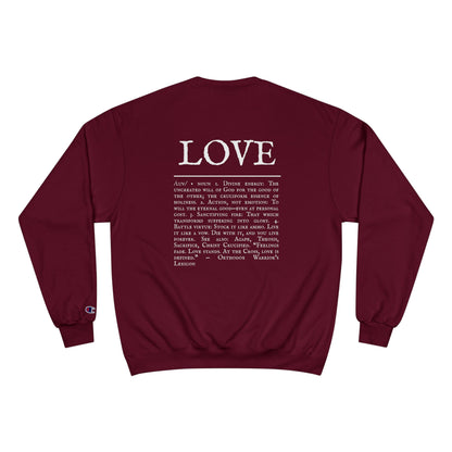 LOVE – Champion Heavyweight Hoodie