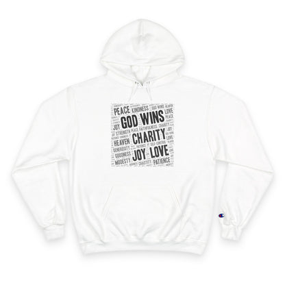 GOD WINS WITH VIRTUE ~ Champion Hoodie