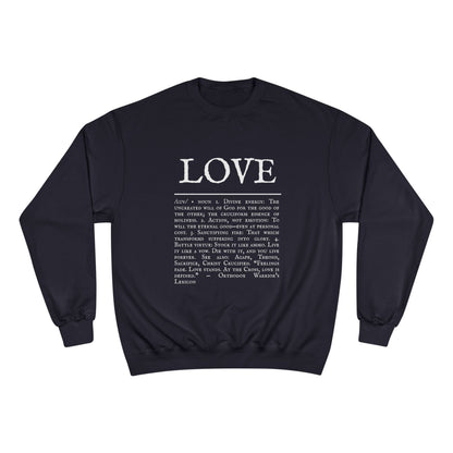 LOVE – Champion Heavyweight Hoodie