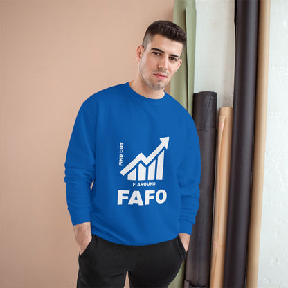 Champion® Sweatshirt — FAFO WARNING CREW
