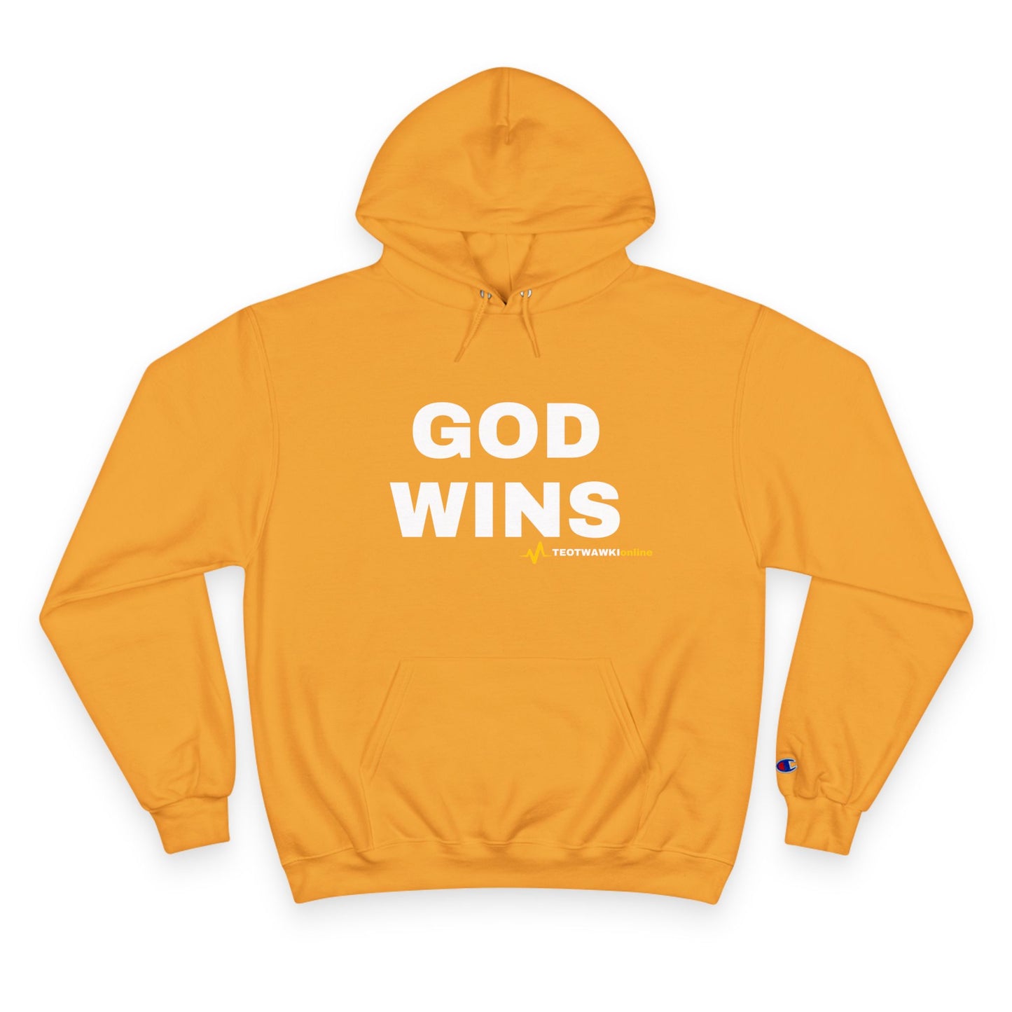 GOD WINS – Champion® Hoodie
