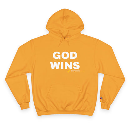 GOD WINS – Champion® Hoodie