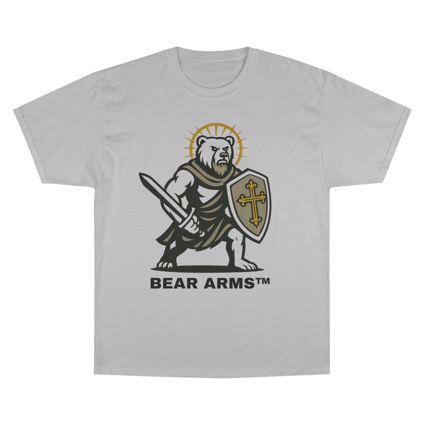 BEAR ARMS™ – BRUTUS THE CRUSADER DEFENDER (CHAMPION™ TEE)