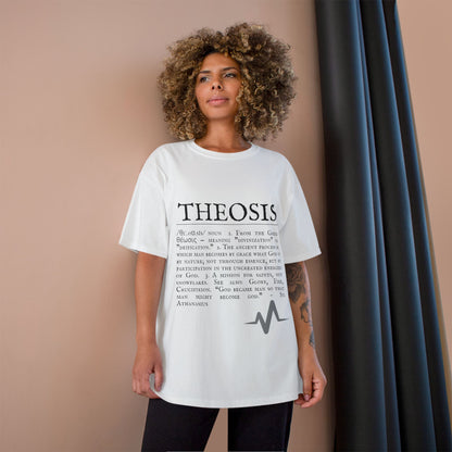 Philosophical Theosis Champion T-Shirt | Spiritual Definition Tee