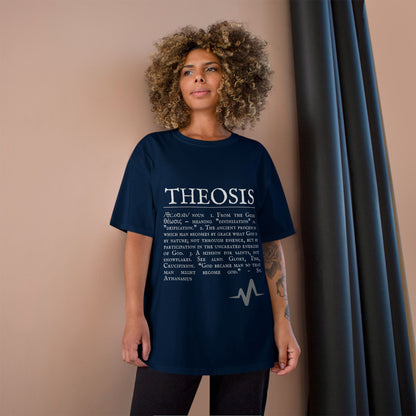 Philosophical Theosis Champion T-Shirt | Spiritual Definition Tee