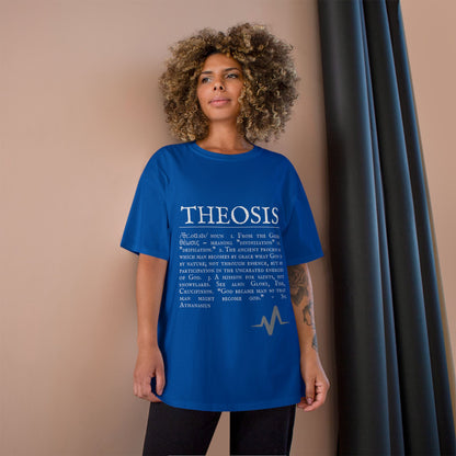 Philosophical Theosis Champion T-Shirt | Spiritual Definition Tee