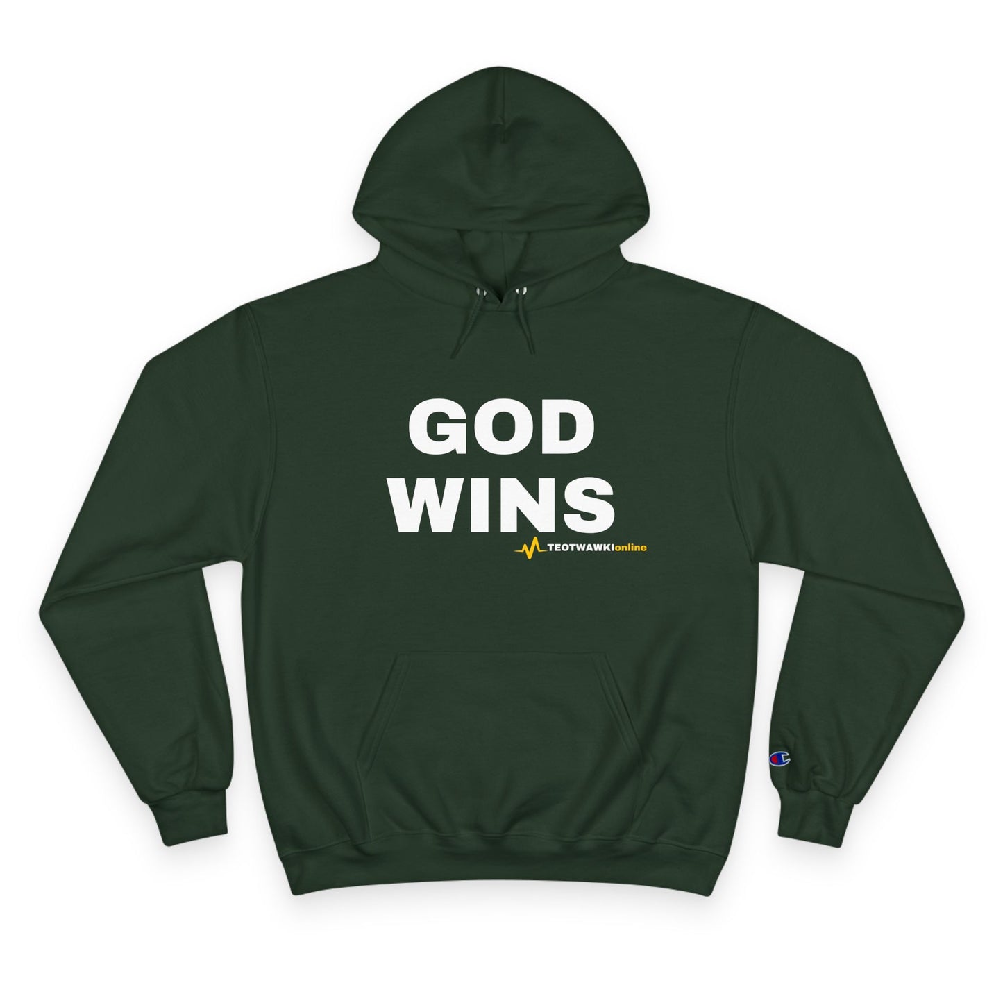 GOD WINS – Champion® Hoodie