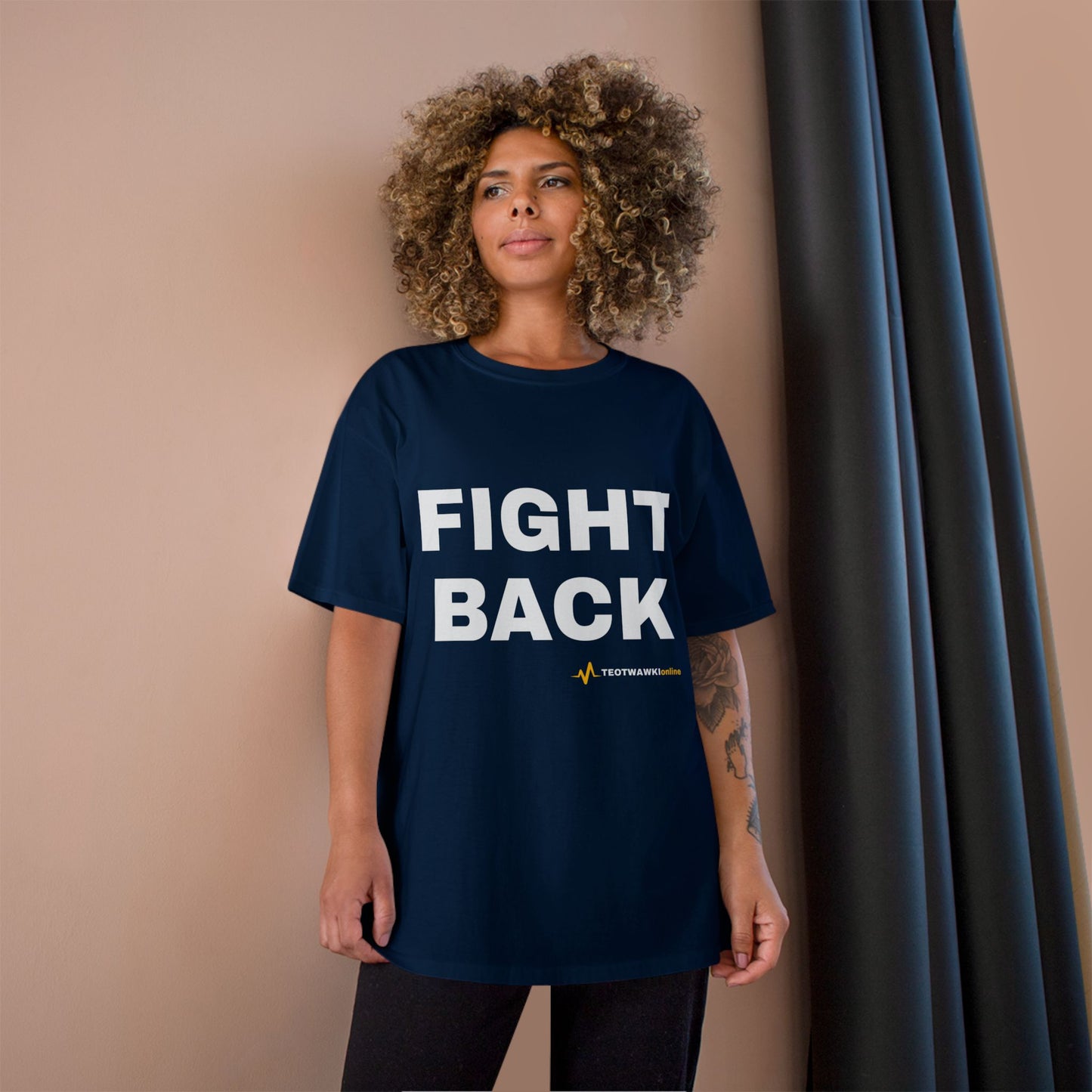FIGHT BACK — Champion® Tee