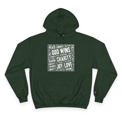 GOD WINS WITH VIRTUE ~ Champion Hoodie