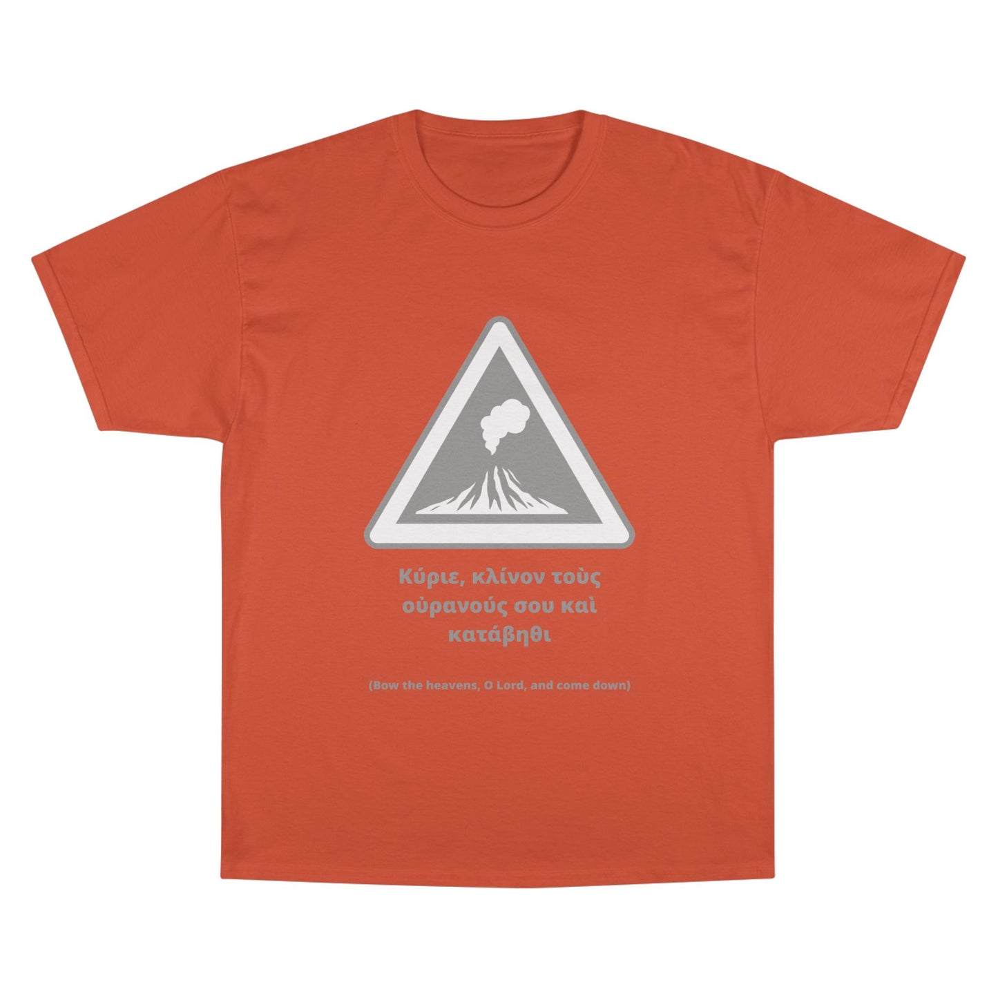 "Bow the Heavens" – Psalm 144:5 Champion® Tee