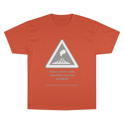 "Bow the Heavens" – Psalm 144:5 Champion® Tee