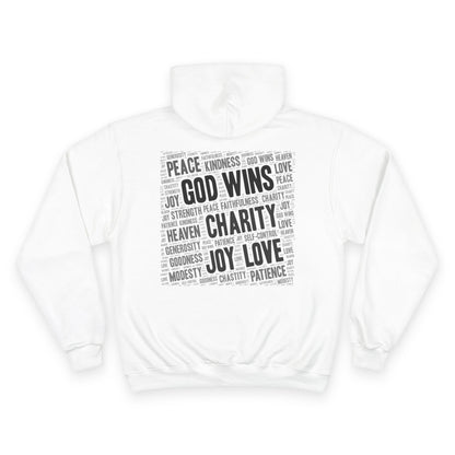 GOD WINS WITH VIRTUE ~ Champion Hoodie