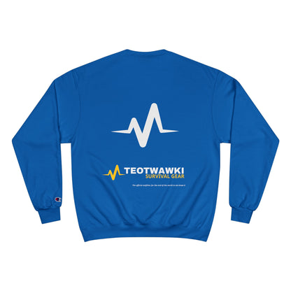 GOD WINS – Champion® Crewneck Sweatshirt