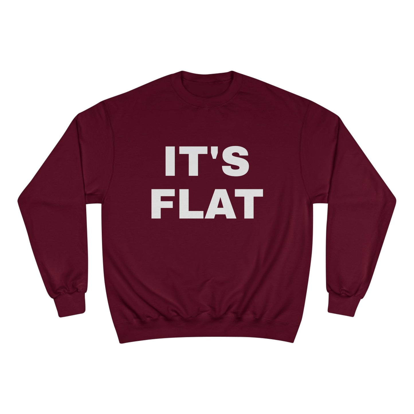 IT'S FLAT ~ Champion Sweatshirt