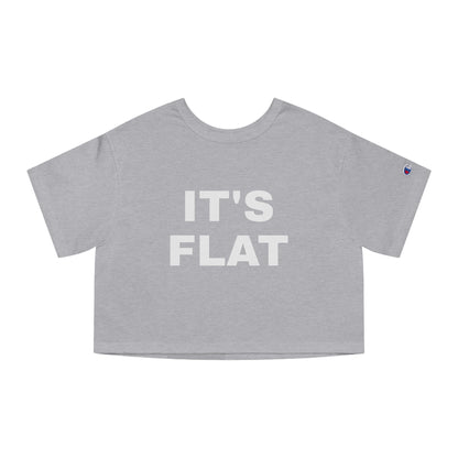 IT'S FLAT ~ Champion Women's Heritage Cropped T-Shirt