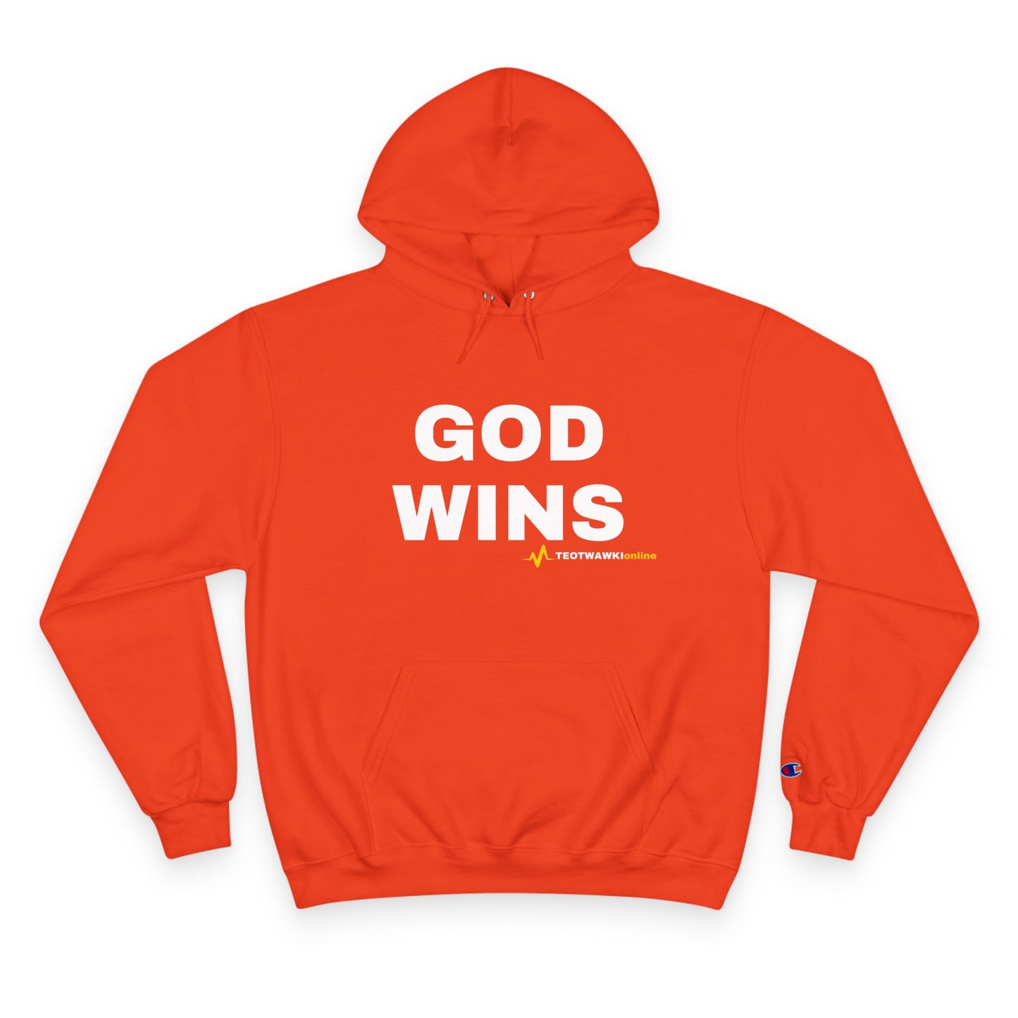 GOD WINS – Champion® Hoodie