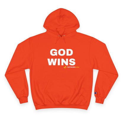 GOD WINS – Champion® Hoodie